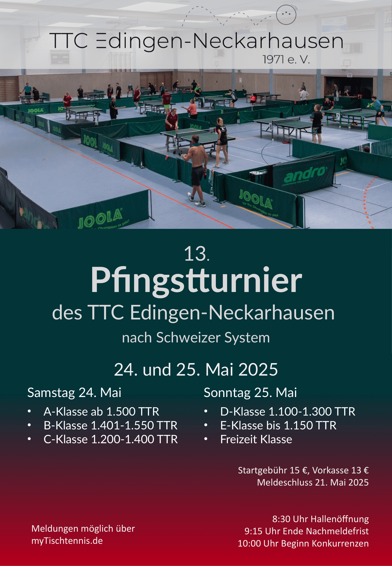 Pfingstturnier 2025 Flyer
